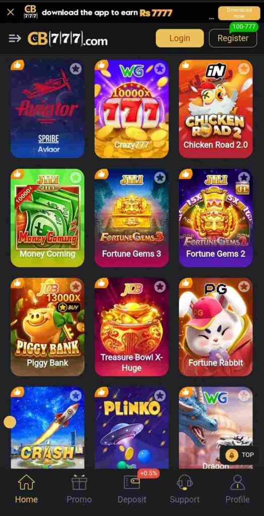 CB777 Game Homepage