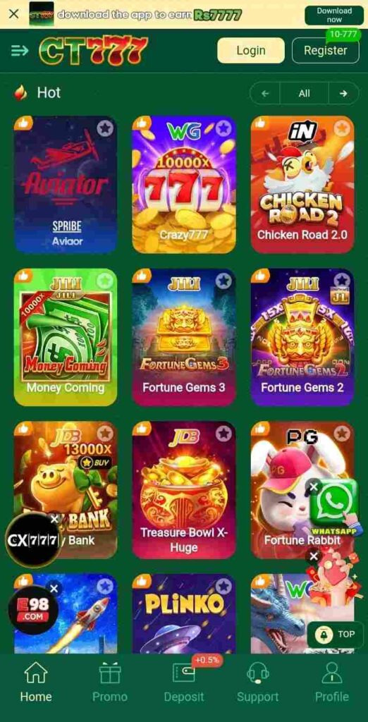 CT777 Game Homepage